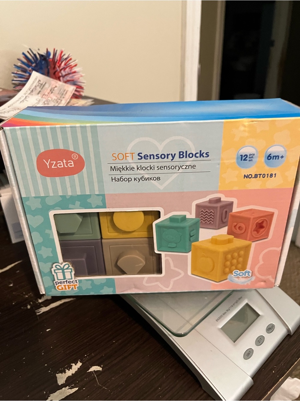 Soft Sensory Blocks - Pastel Green, Yellow, Purple, Pink